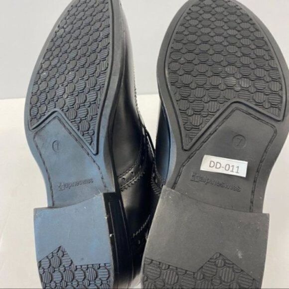 alpine swiss Basel Mens Dress Shoes Brogue Medallion Wing Tip Slip On Loafers - Picture 6 of 9